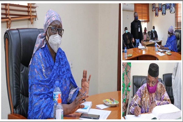 COURTESY VISIT BY NIGERIAN UNION OF PENSIONERS TO NVRI VOM
