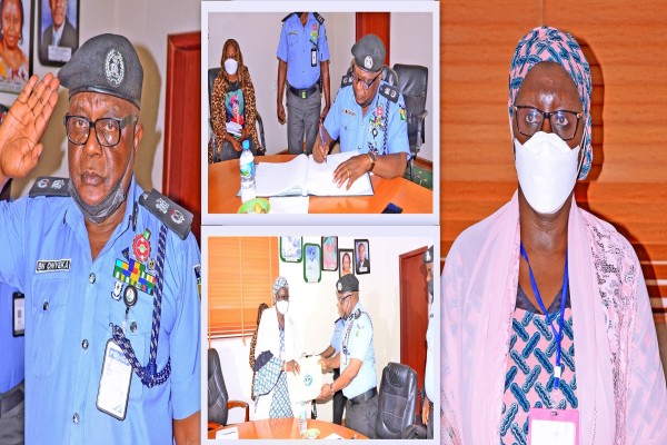 Visit of the Commissioner of Police CP Bartholomew Nnandi Onyeka to the Institute, NVRI, Vom.