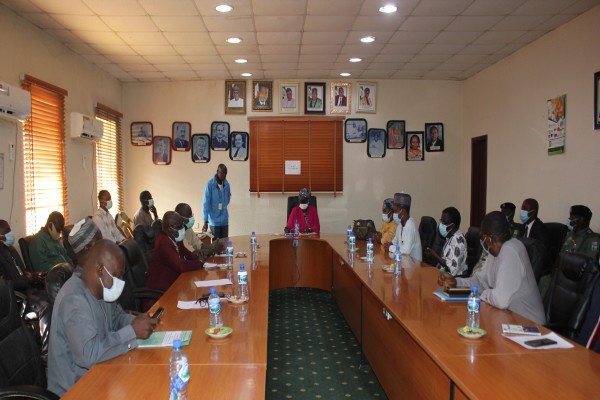 Visit of the President, Veterinary Council of Nigeria, VCN, AIG (Dr.) Aishatu Abubakar Baju, to NVRI.